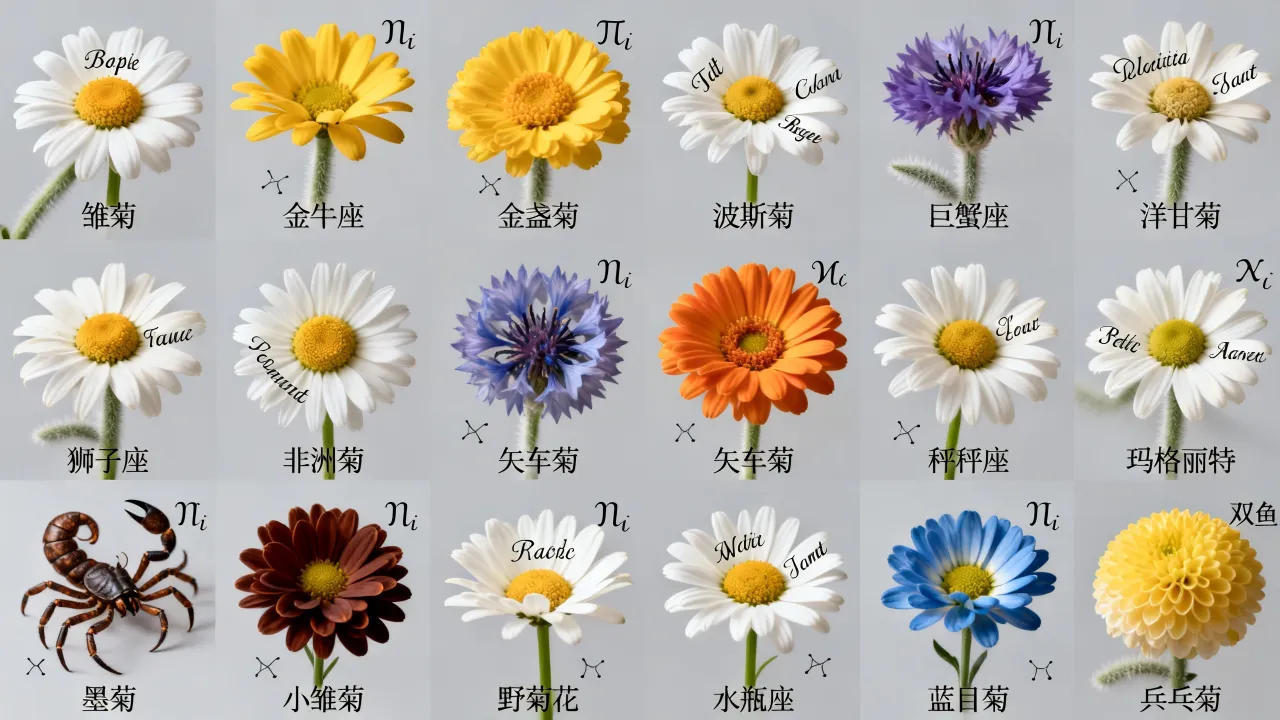 十二星座对应什么菊花，十二星座各是什么菊花？