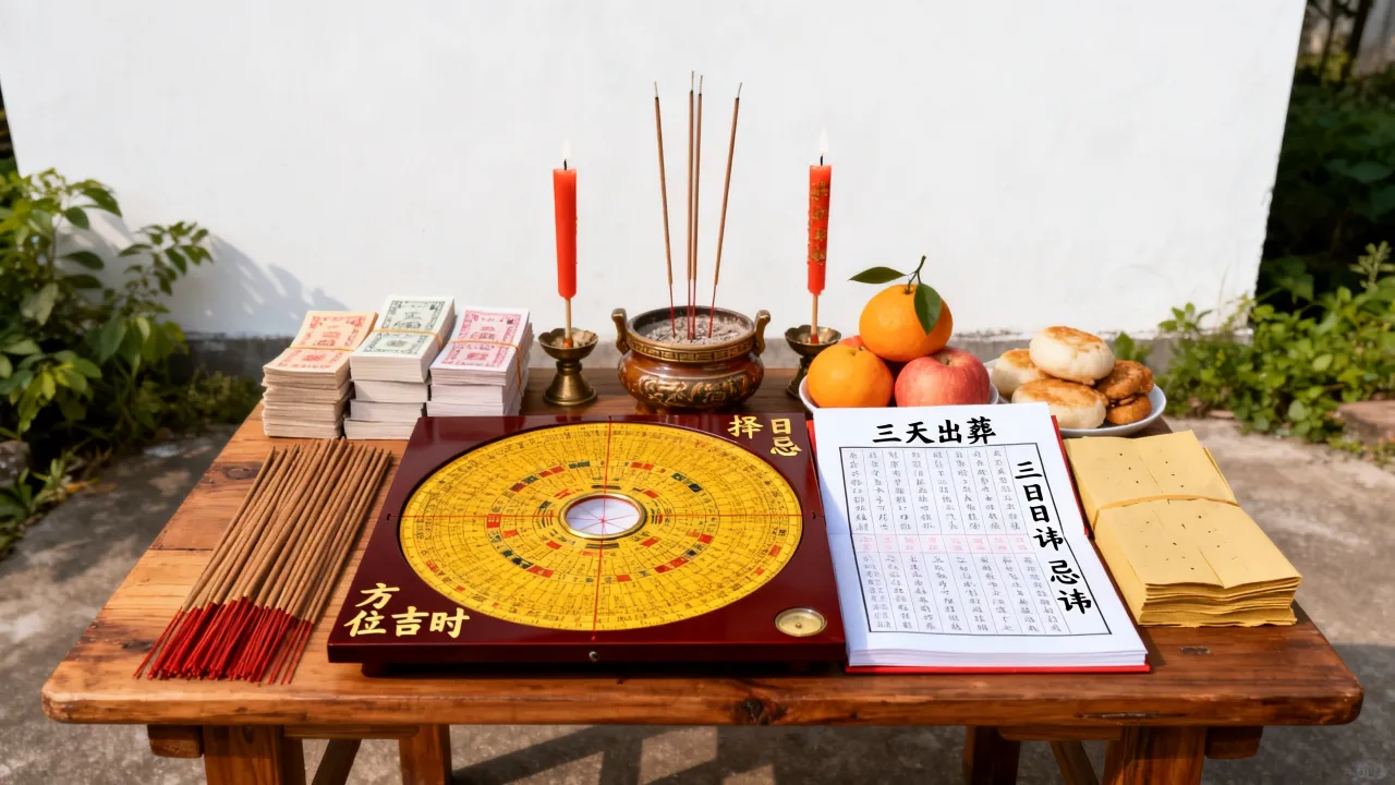 三天出葬无吉凶怎么办，出殡择日有哪些讲究忌讳？