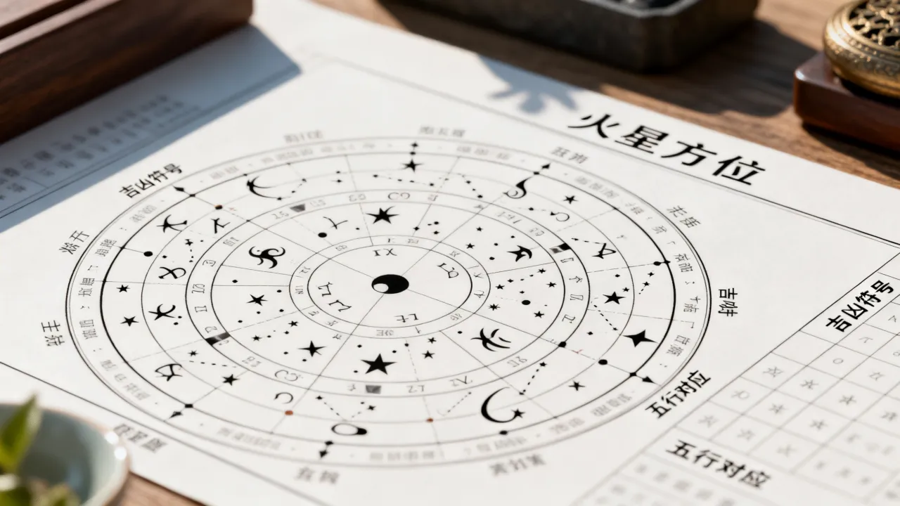 怎么看火星吉凶详解图？火星吉凶详解图怎么看