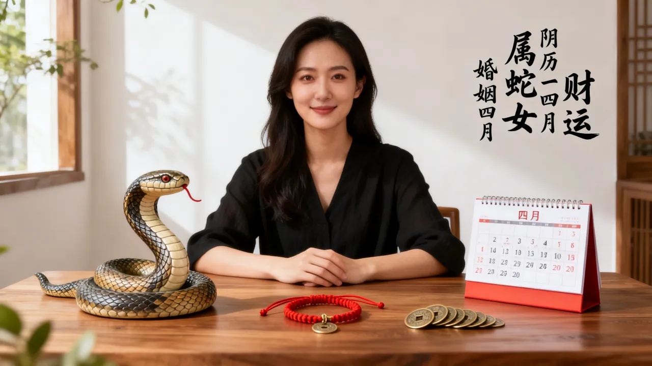阴历四月蛇女命苦吗，属蛇女四月出生婚姻财运如何？