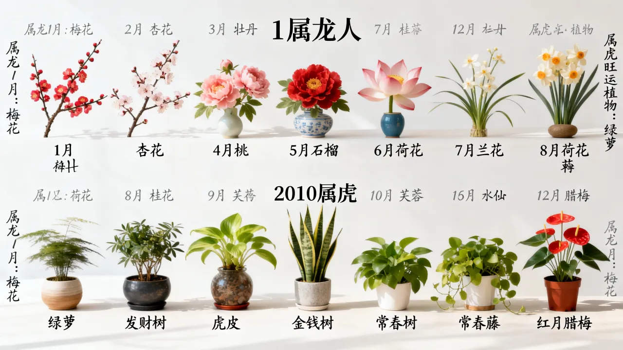 属龙人出生12个月12种不同命?2010属虎旺运植物有哪些 属龙人出生12个月12种不同命?2010属虎旺运植物有哪些