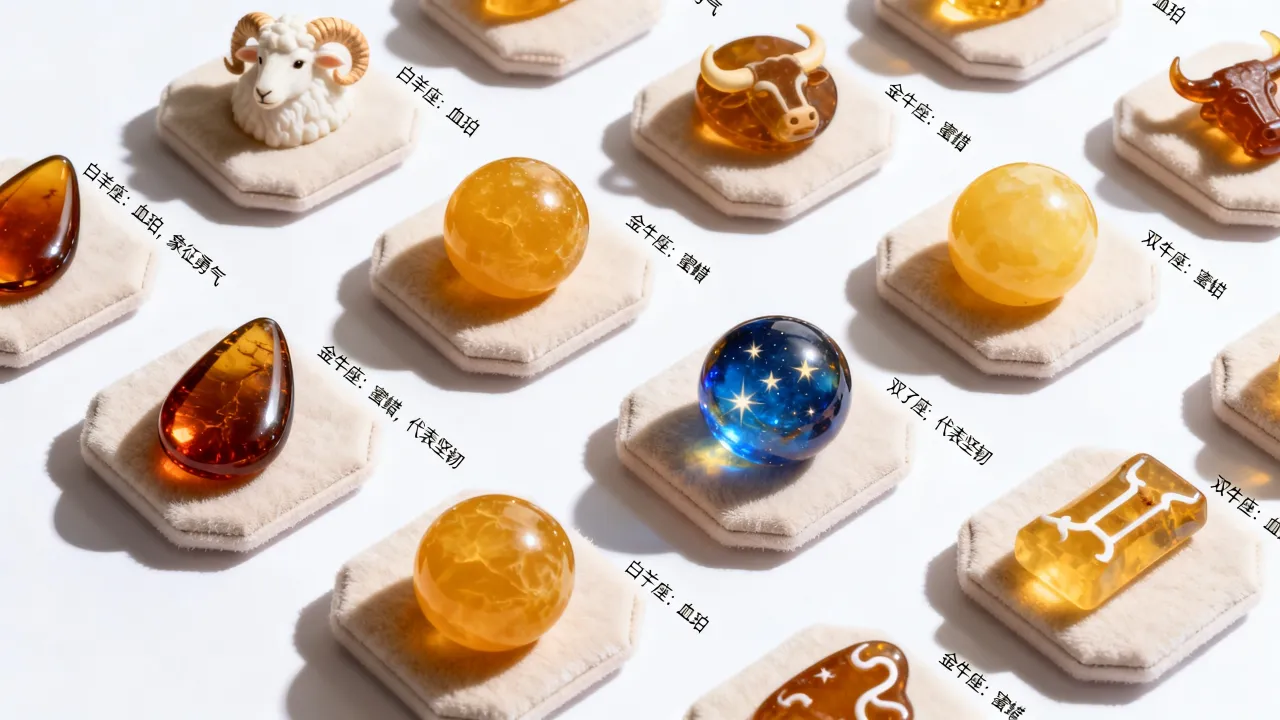 十二星座的琥珀各代表什么,如何挑选适合自己的琥珀? 十二星座的琥珀各代表什么,如何挑选适合自己的琥珀?