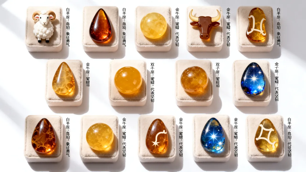 十二星座的琥珀各代表什么,如何挑选适合自己的琥珀? 十二星座的琥珀各代表什么,如何挑选适合自己的琥珀?
