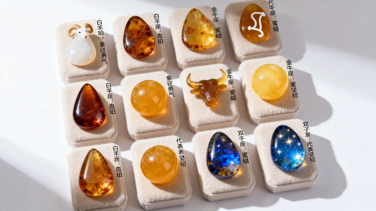 十二星座的琥珀各代表什么,如何挑选适合自己的琥珀? 十二星座的琥珀各代表什么,如何挑选适合自己的琥珀?