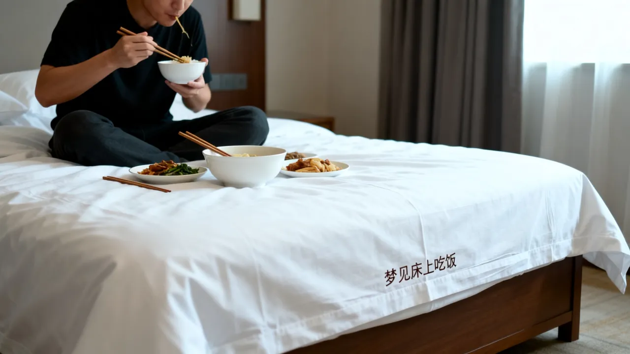 梦见床上吃饭有什么意思吗,周公解梦梦见床上吃饭预示什么征兆 梦见床上吃饭有什么意思吗,周公解梦梦见床上吃饭预示什么征兆