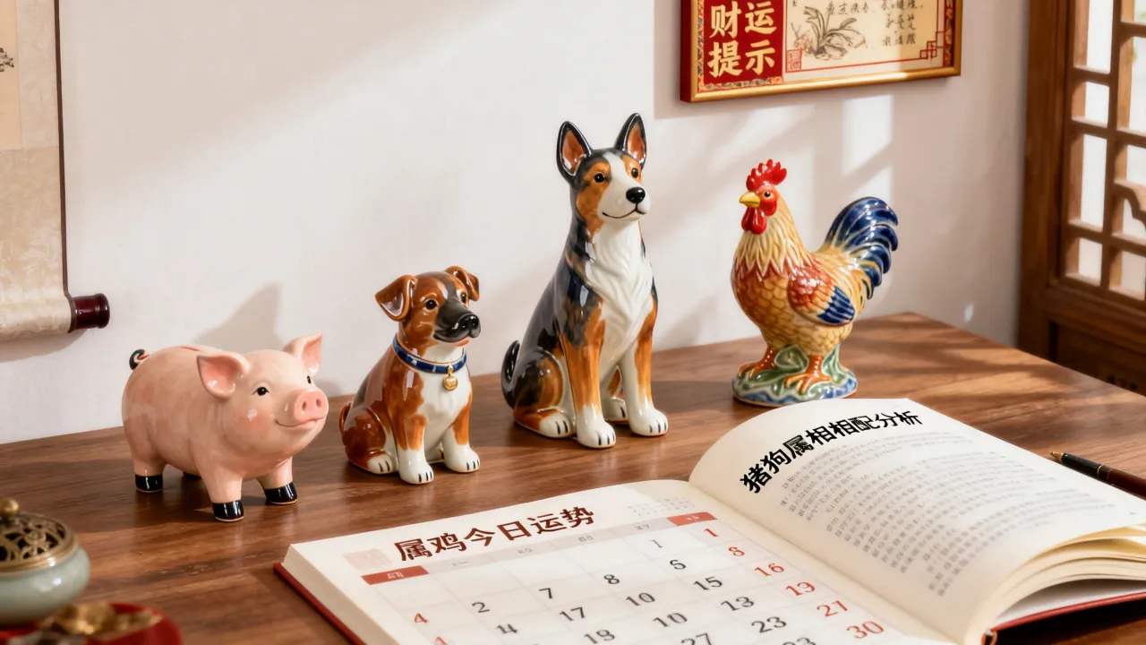 猪狗属相相配吗,属鸡今日运势和财运如何? 猪狗属相相配吗,属鸡今日运势和财运如何?