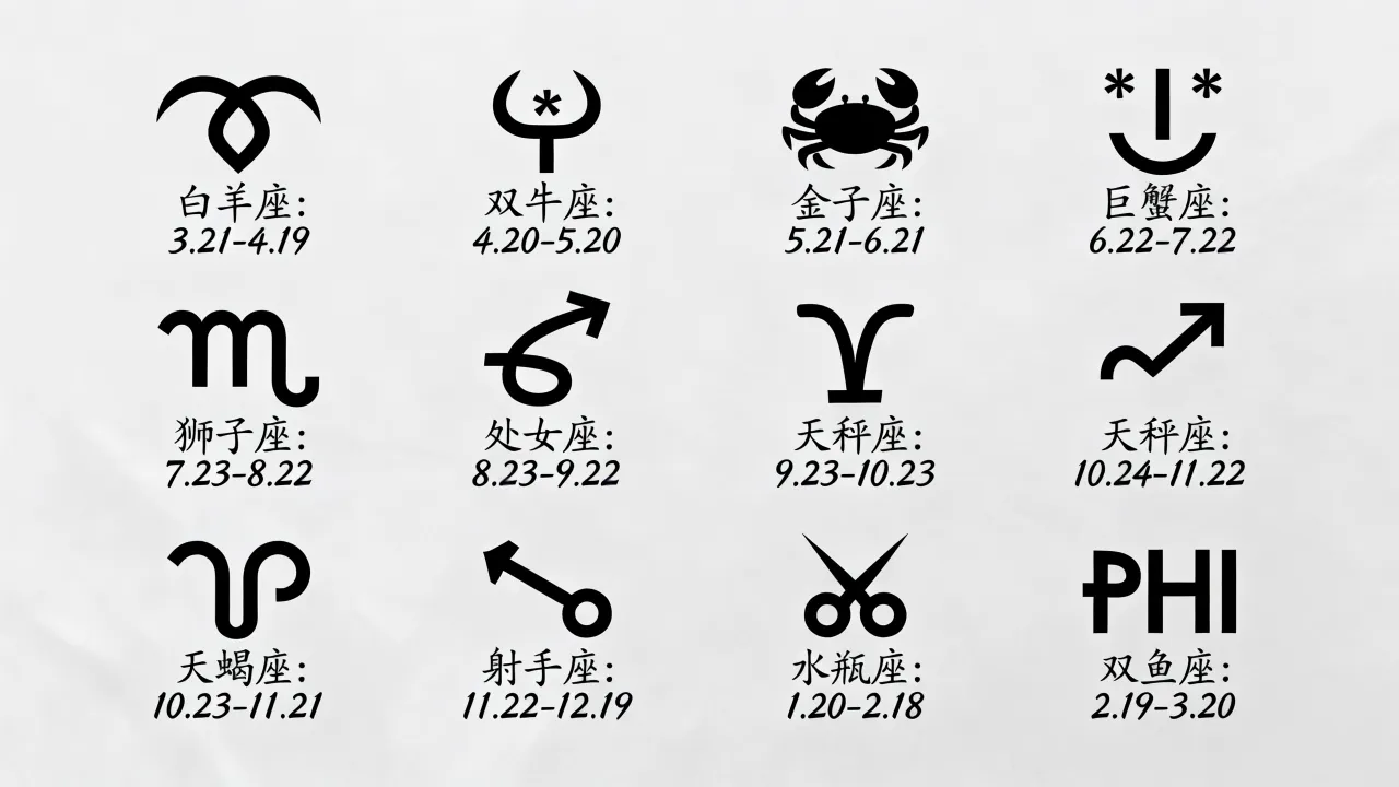 十二星座是什么，十二星座是按阳历还是阴历算的？