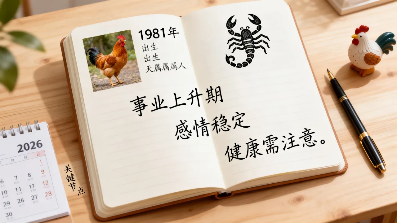1981年属鸡天蝎座2026年运势如何,全年运势怎么样? 1981年属鸡天蝎座2026年运势如何,全年运势怎么样?