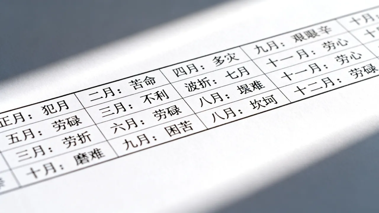 属狗女几月出生命最苦?农历月份犯月表 属狗女几月出生命最苦?农历月份犯月表