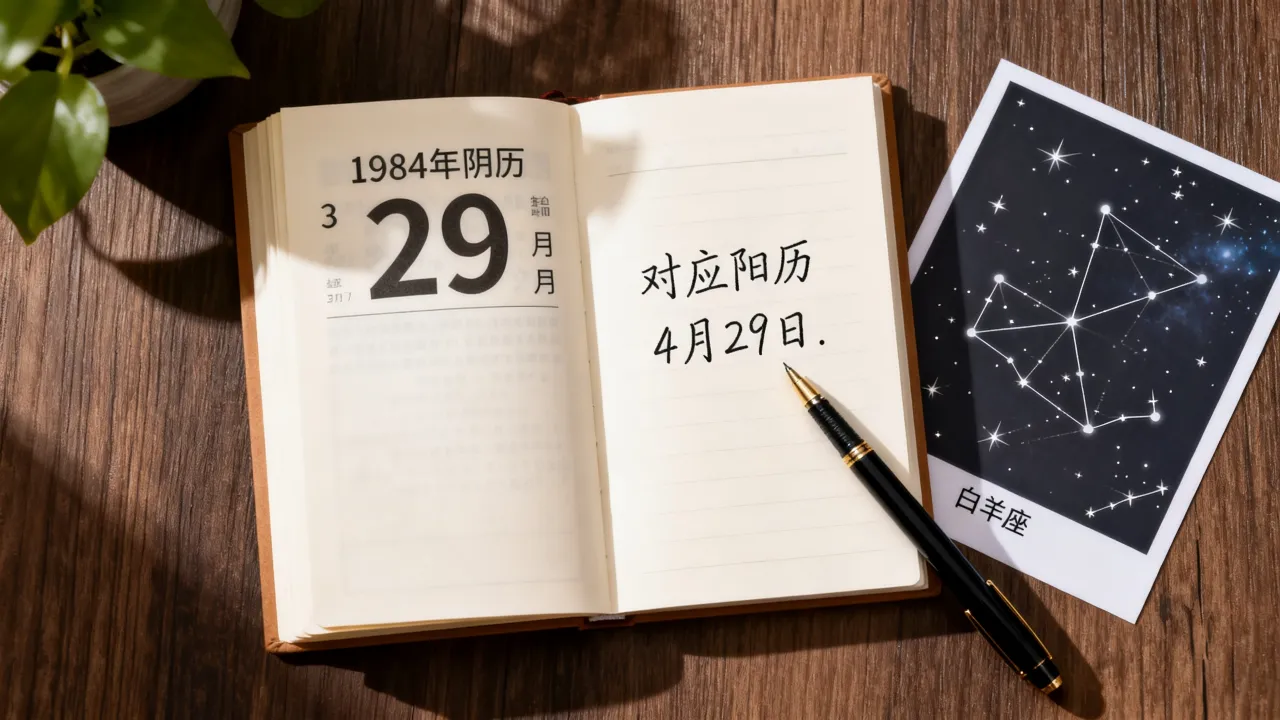 1984年阴历3月29是阳历几号,农历三月二十九是什么星座? 1984年阴历3月29是阳历几号,农历三月二十九是什么星座?