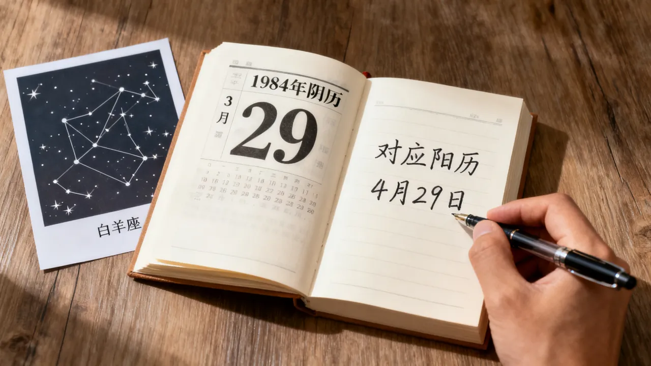 1984年阴历3月29是阳历几号,农历三月二十九是什么星座? 1984年阴历3月29是阳历几号,农历三月二十九是什么星座?