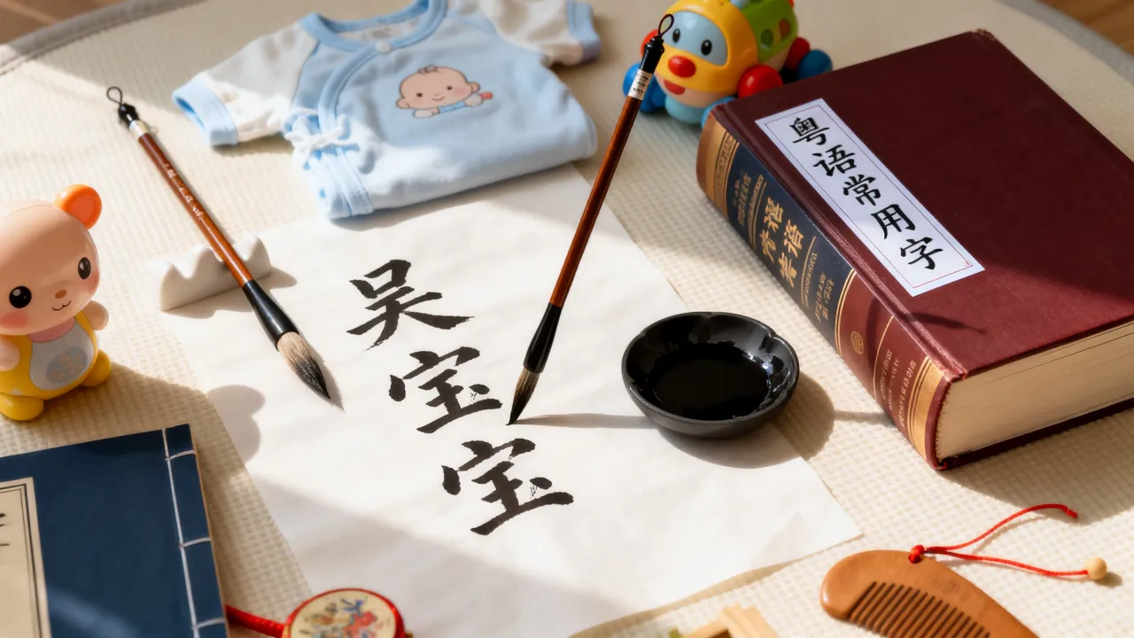吴宝宝起名粤语怎么写，粤语起名常用字大全