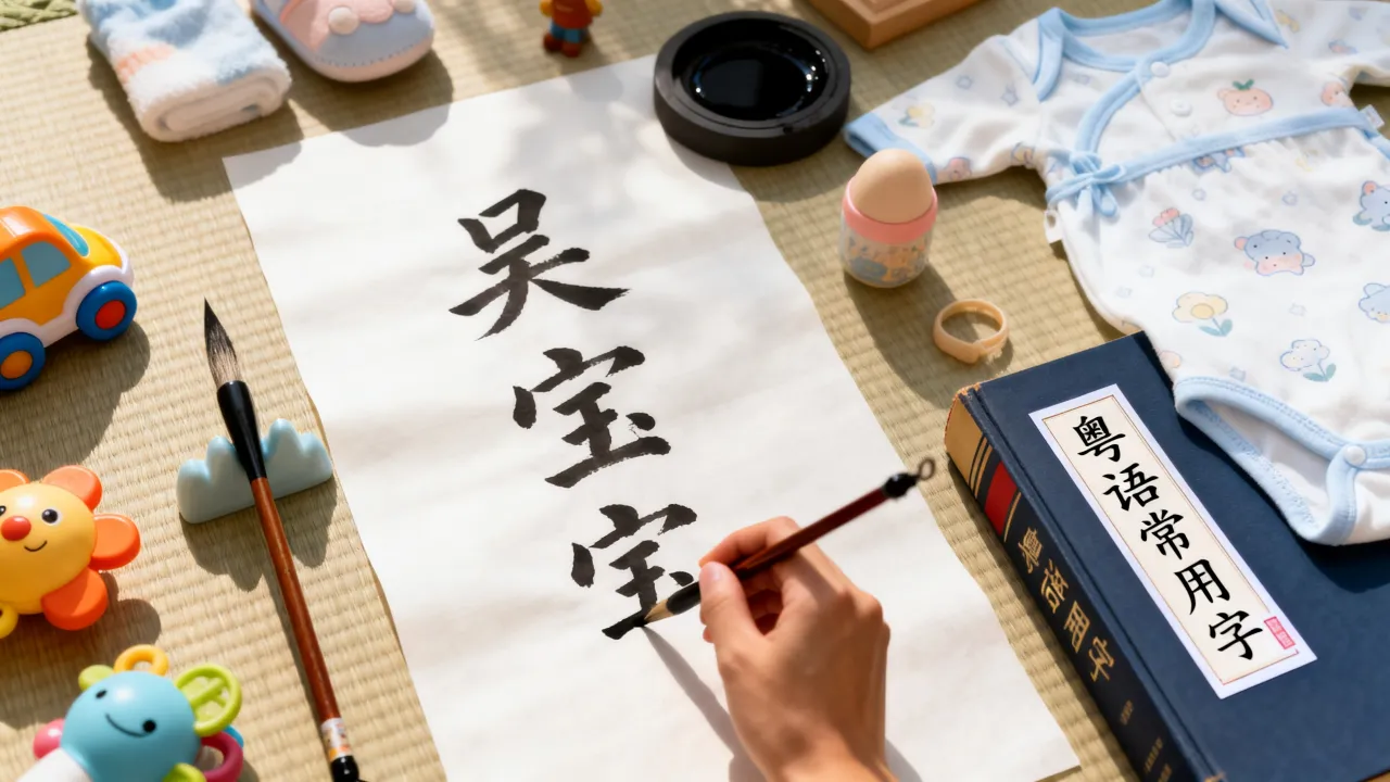 吴宝宝起名粤语怎么写，粤语起名常用字大全