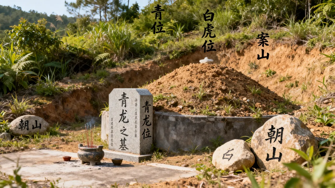 祖坟吉凶怎么看，图解祖坟风水的吉凶怎么看？