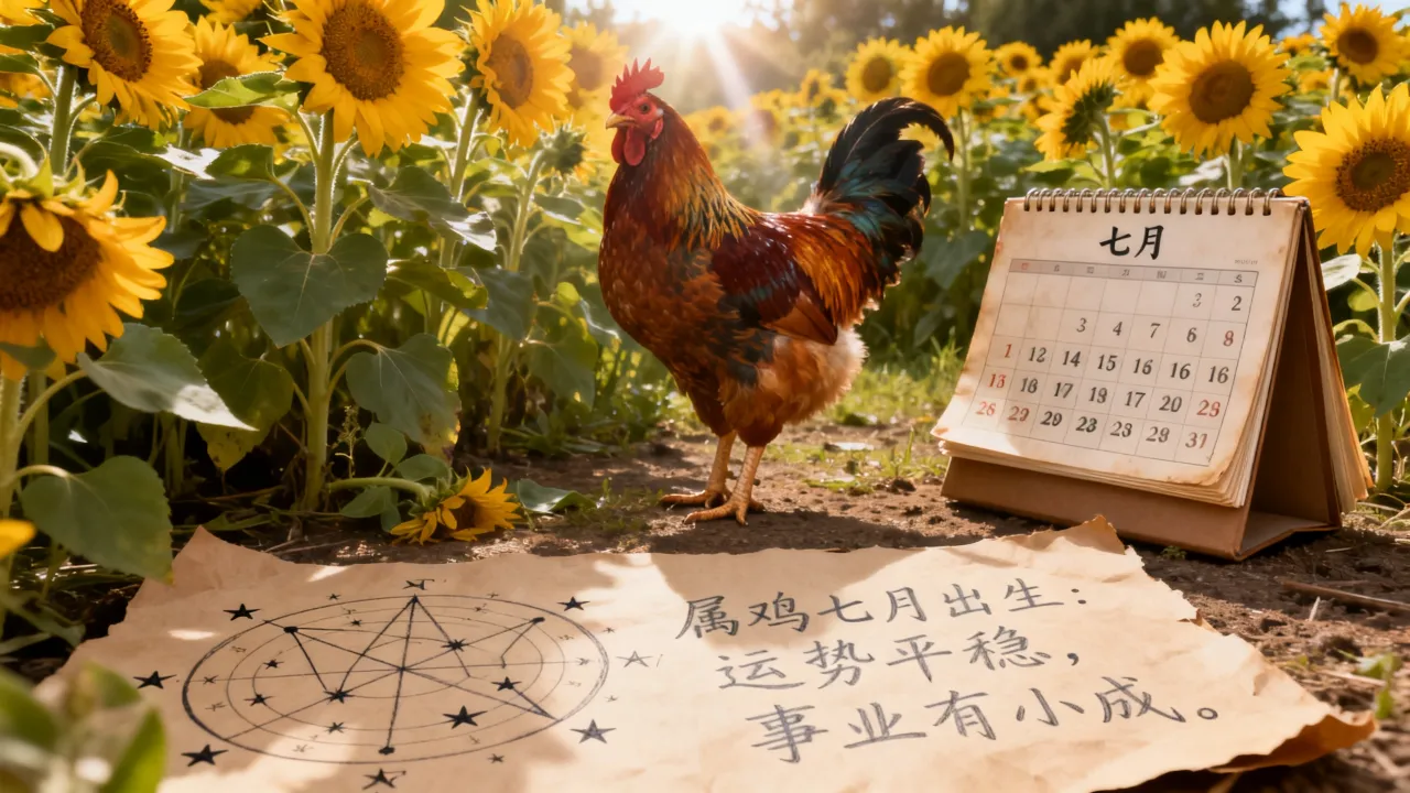属鸡七月出生的人命运好不好，属鸡七月出生运势如何