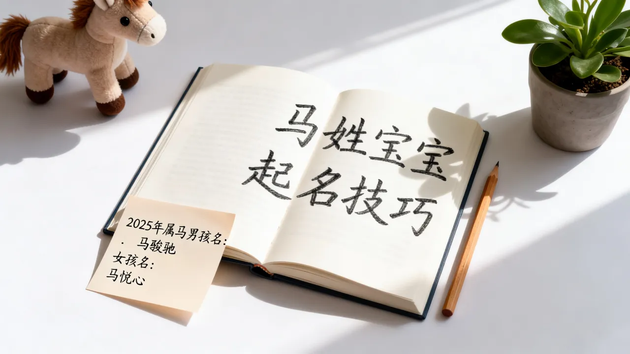 马姓宝宝怎么起名?2025年属马男孩女孩最佳取名技巧 马姓宝宝怎么起名?2025年属马男孩女孩最佳取名技巧