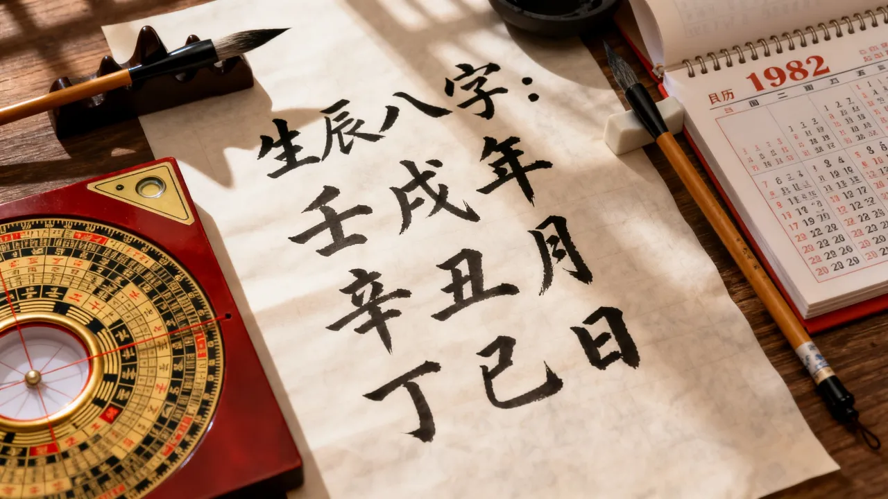 阴历1982年1月9日出生是什么命，农历正月初九生辰八字查询