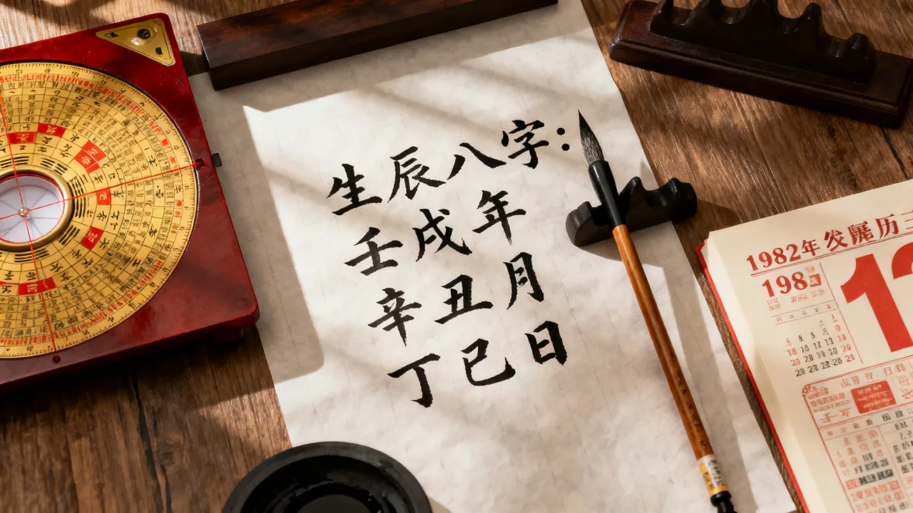 阴历1982年1月9日出生是什么命，农历正月初九生辰八字查询