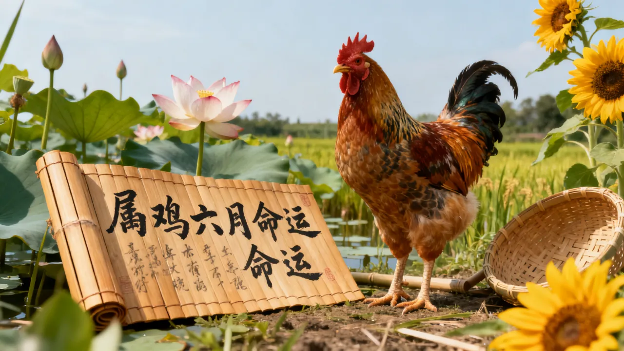 属鸡的农历6月是什么命运，属鸡六月出生是什么命？