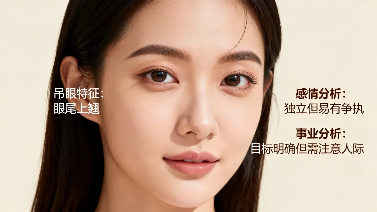 女生吊眼命不好是真的吗，吊眼面相分析感情事业