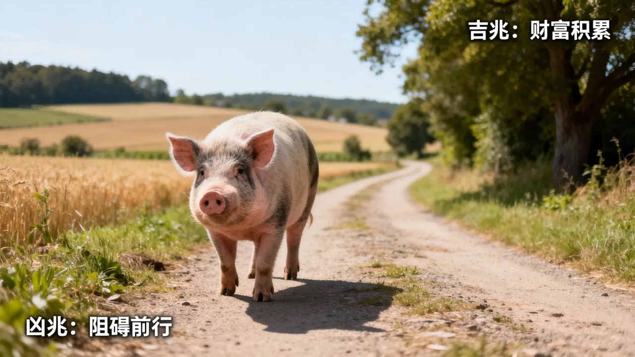 梦到猪挡路有什么说法,周公解梦梦见猪挡路是吉是凶? 梦到猪挡路有什么说法,周公解梦梦见猪挡路是吉是凶?