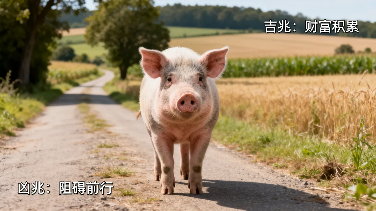 梦到猪挡路有什么说法,周公解梦梦见猪挡路是吉是凶? 梦到猪挡路有什么说法,周公解梦梦见猪挡路是吉是凶?