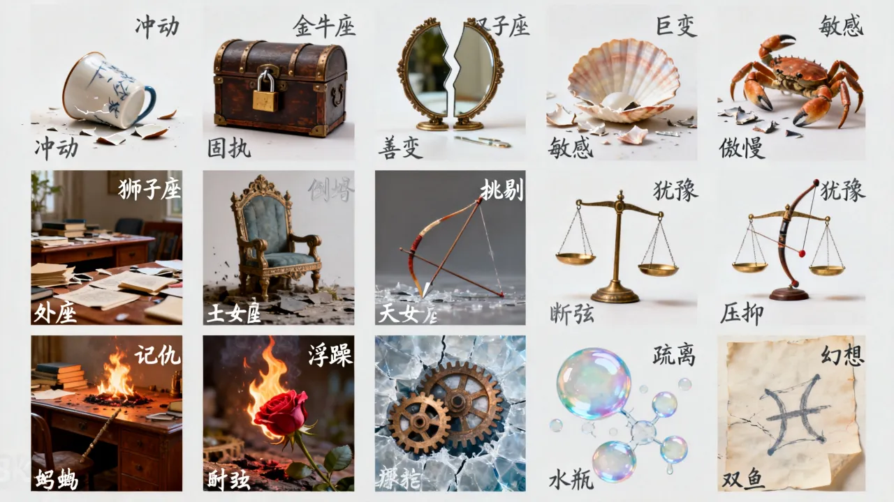 十二星座最黑暗图是什么?,十二星座最黑暗的一面 十二星座最黑暗图是什么?,十二星座最黑暗的一面