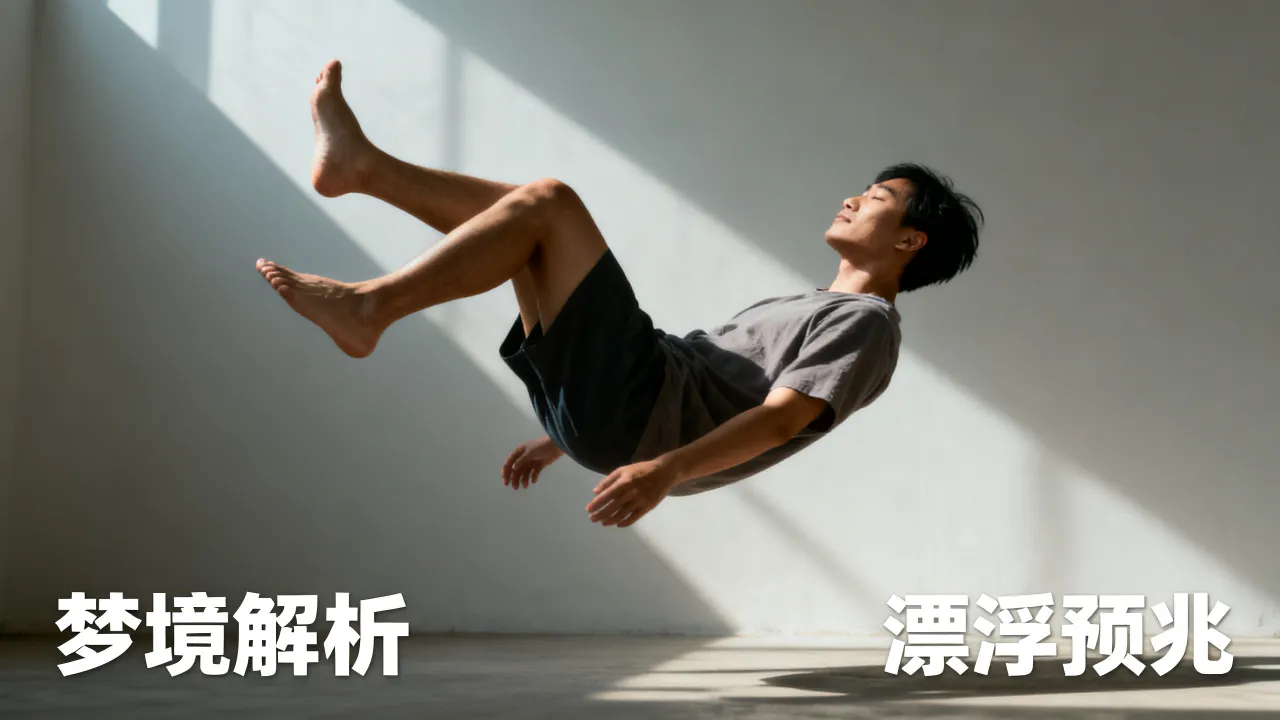 做梦梦见双脚离地悬空是什么预兆，梦到漂浮升空是怎么回事