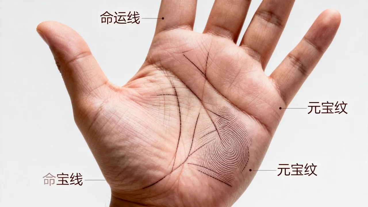 命运线元宝是什么寓意?命运线元宝手相图解大全 命运线元宝是什么寓意?命运线元宝手相图解大全