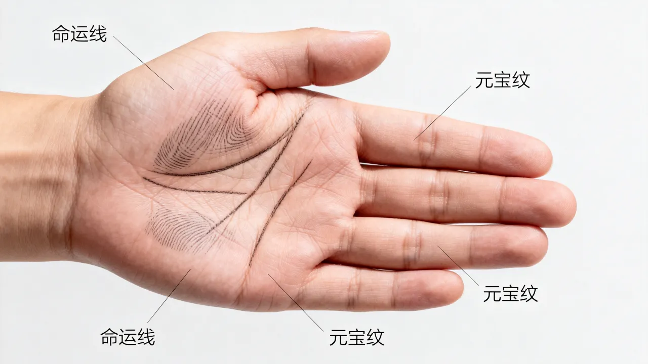 命运线元宝是什么寓意?命运线元宝手相图解大全 命运线元宝是什么寓意?命运线元宝手相图解大全