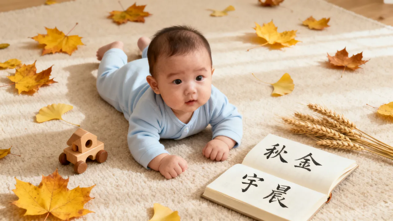 金秋男宝宝起名怎么样，秋天出生的男孩取什么名字好？