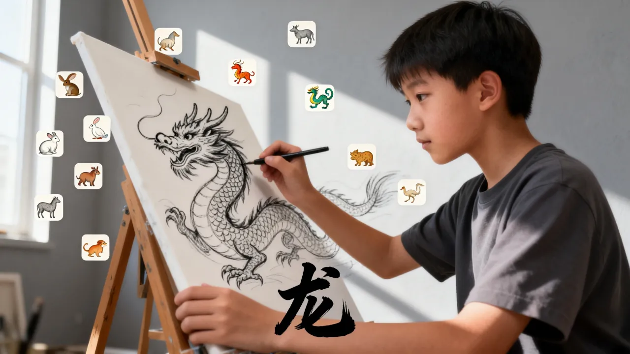 画龙少年是什么生肖,10秒画龙猜一生肖 画龙少年是什么生肖,10秒画龙猜一生肖