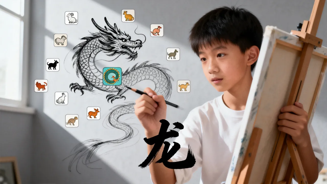 画龙少年是什么生肖,10秒画龙猜一生肖 画龙少年是什么生肖,10秒画龙猜一生肖