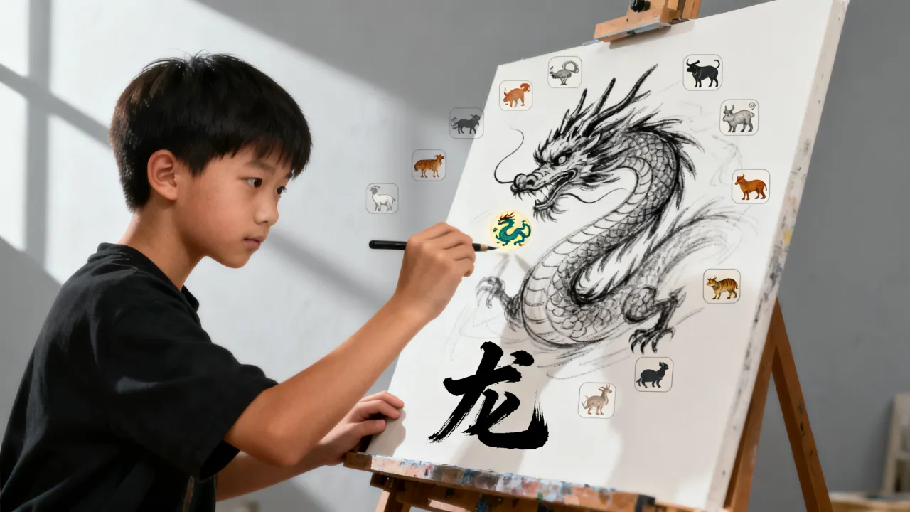 画龙少年是什么生肖,10秒画龙猜一生肖 画龙少年是什么生肖,10秒画龙猜一生肖