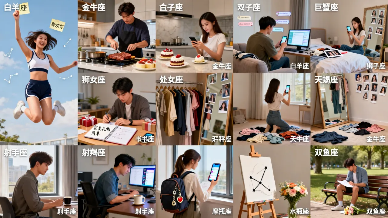 十二星座遇到喜欢的人会怎样?十二星座遇到真爱有哪些表现? 十二星座遇到喜欢的人会怎样?十二星座遇到真爱有哪些表现?