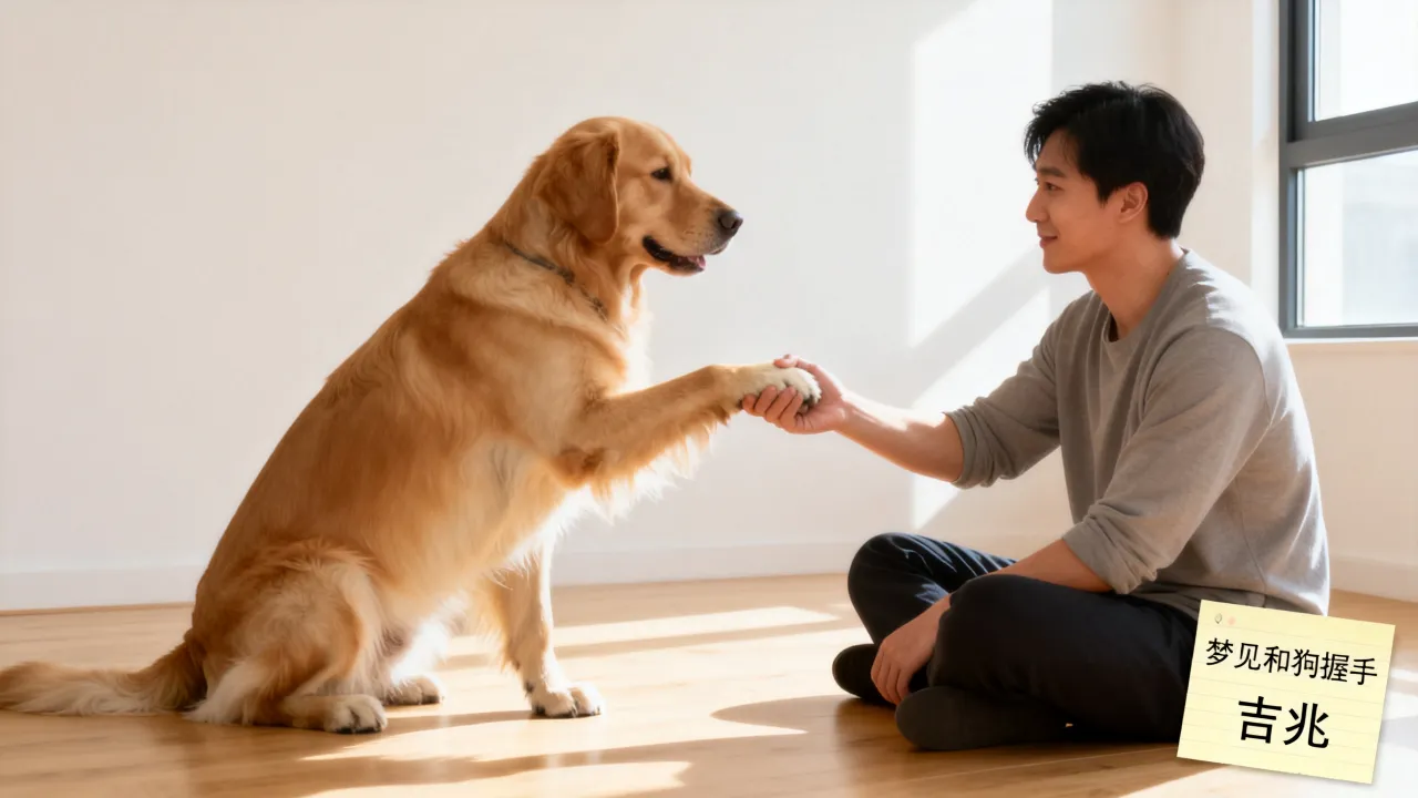 梦见和狗握手是好的征兆吗,梦到与狗握手预示什么吉凶 梦见和狗握手是好的征兆吗,梦到与狗握手预示什么吉凶