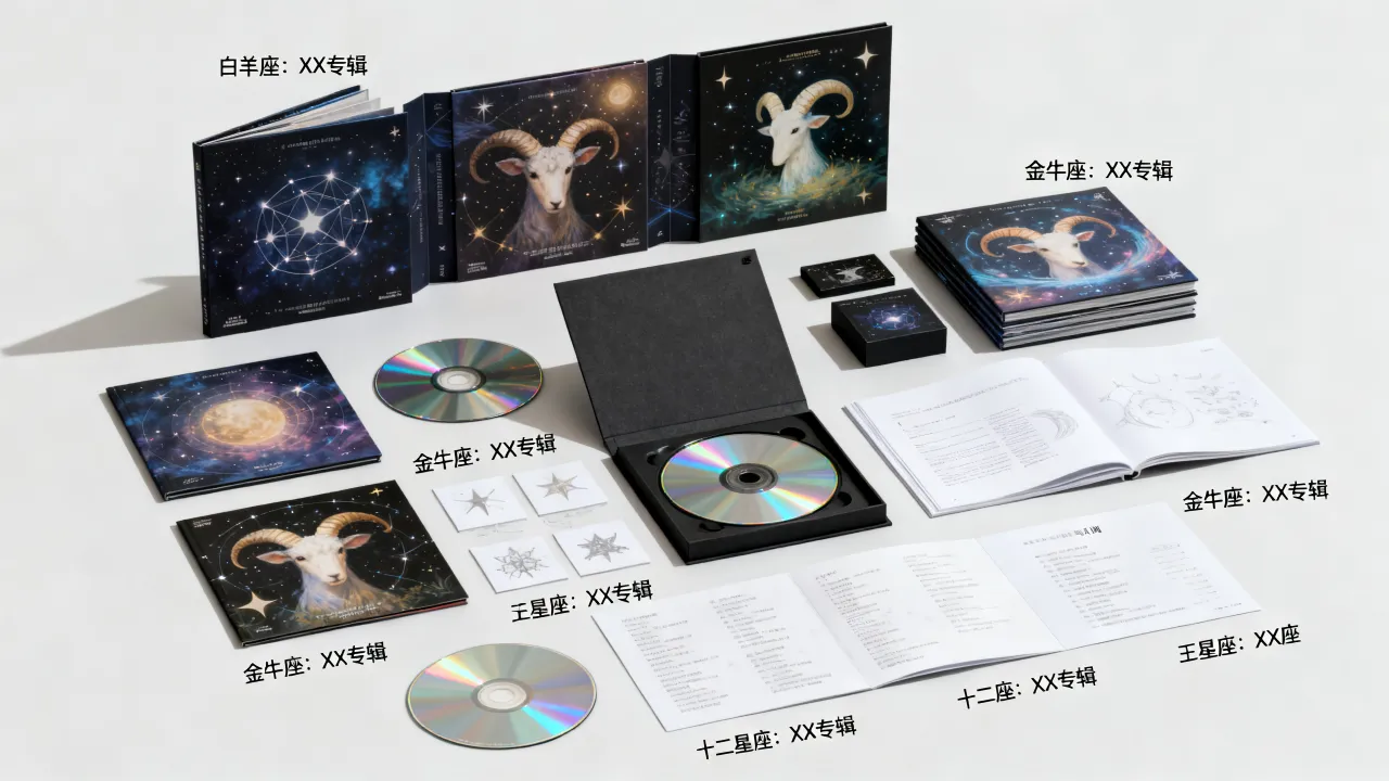 十二星座正版专辑有哪些，如何分辨正版专辑