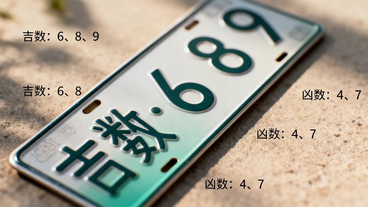车牌号码怎么分吉凶，车牌号选什么数字最吉利？