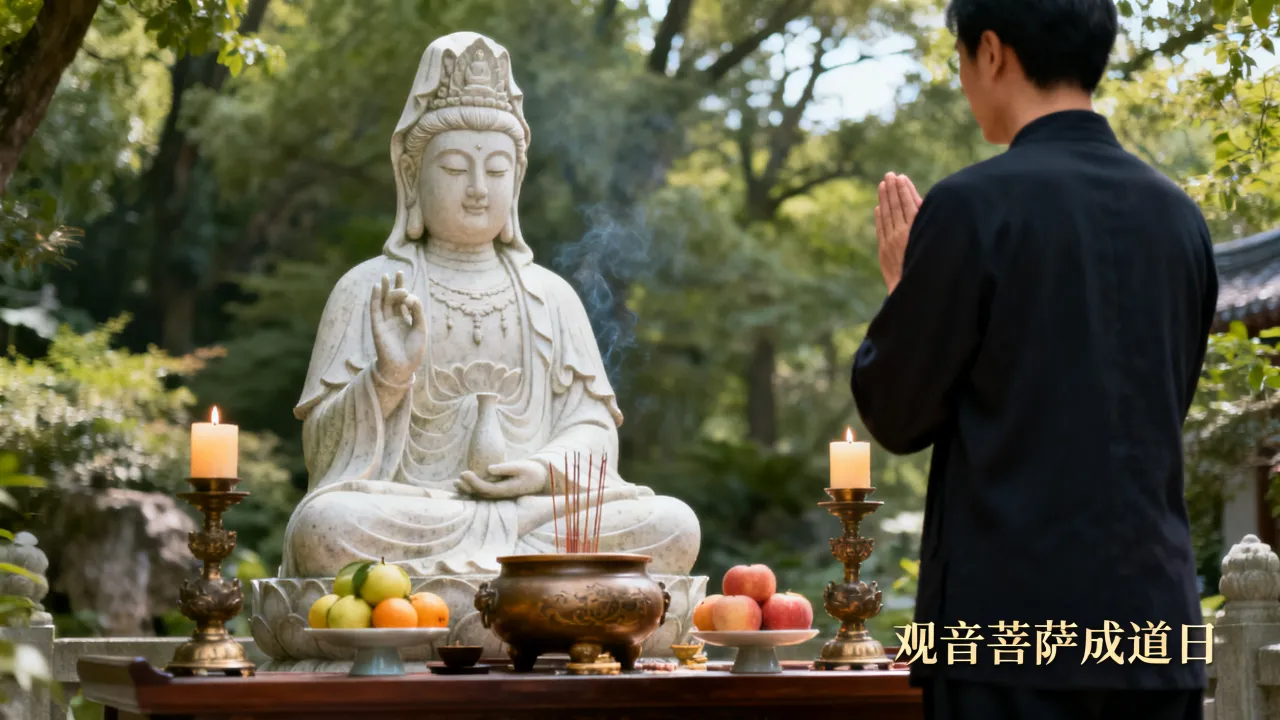 佛教阴历6月19是什么日子，观音菩萨成道日怎么拜？