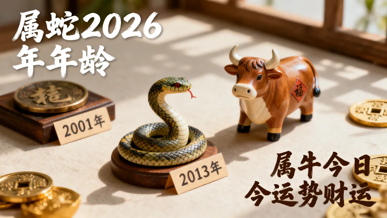 属蛇2026年多大年龄,属牛今天运势财运如何? 属蛇2026年多大年龄,属牛今天运势财运如何?