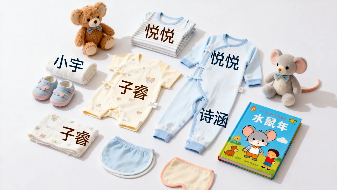 水鼠宝宝起名怎么取才好听？水鼠年男孩女孩取名字大全