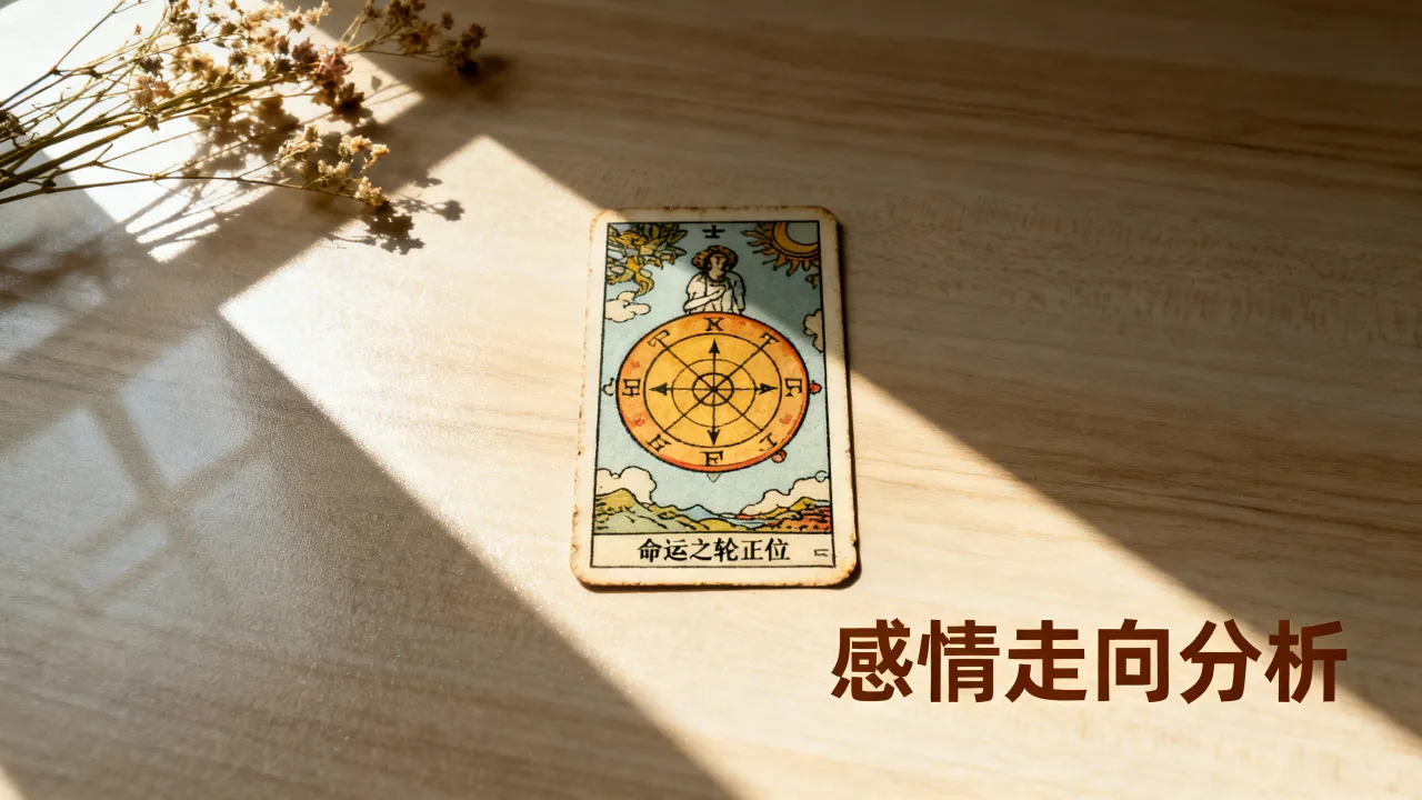 命运之轮正位感情走向如何,塔罗牌命运之轮准吗 命运之轮正位感情走向如何,塔罗牌命运之轮准吗