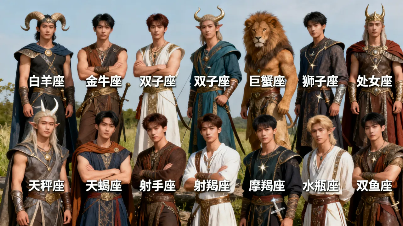 十二星座男谁才是情圣？，十二星座男情圣排名