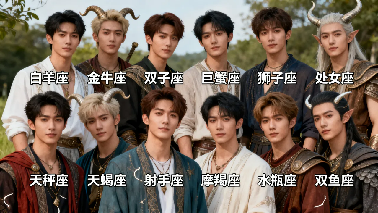 十二星座男谁才是情圣？，十二星座男情圣排名