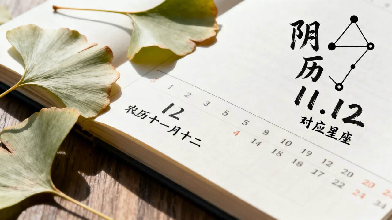 阴历11.12是什么星座，农历十一月十二生日是什么星座