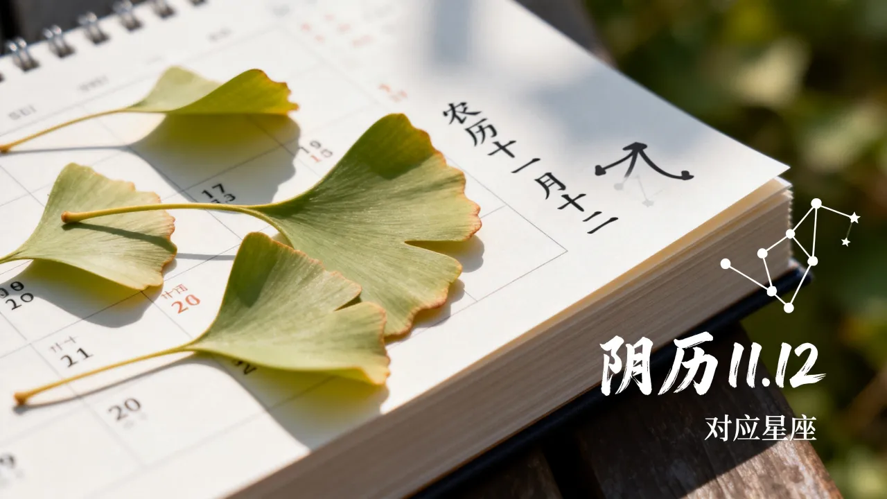 阴历11.12是什么星座，农历十一月十二生日是什么星座