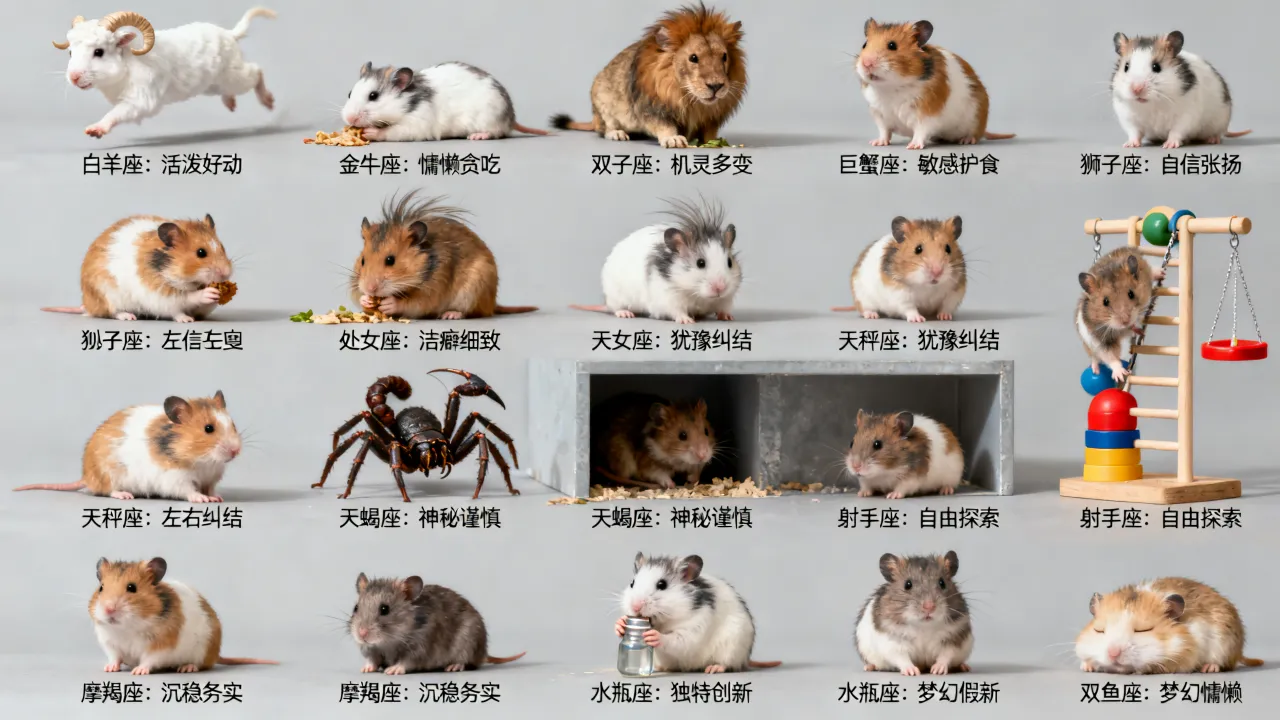 十二星座仓鼠系是什么,十二星座仓鼠系性格如何 十二星座仓鼠系是什么,十二星座仓鼠系性格如何