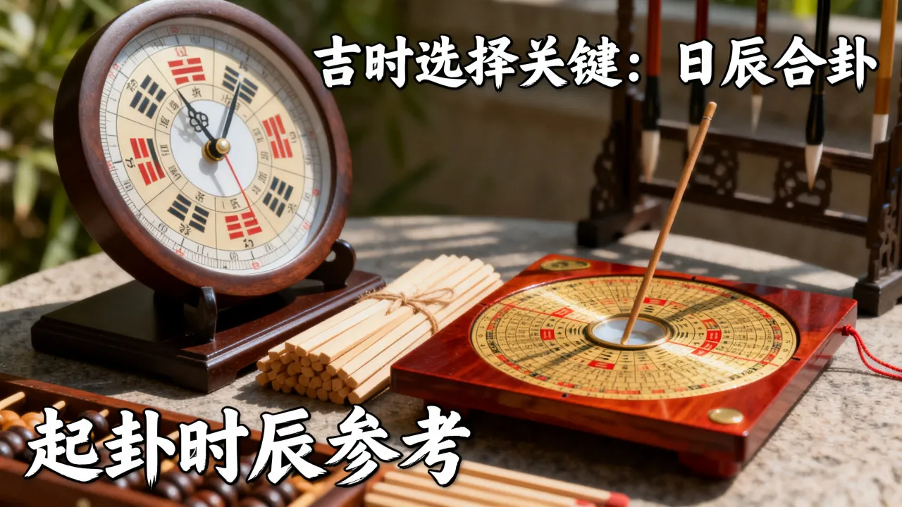 起卦怎么挑选时辰吉凶？选对吉时的关键方法是什么，如何找准好时辰？