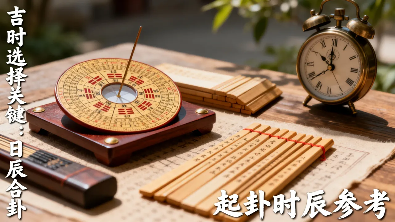 起卦怎么挑选时辰吉凶？选对吉时的关键方法是什么，如何找准好时辰？