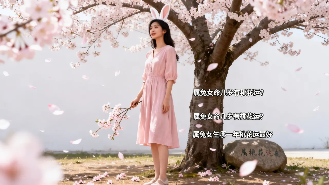 属兔女命几岁有桃花运?属兔女生哪一年桃花运最好 属兔女命几岁有桃花运?属兔女生哪一年桃花运最好
